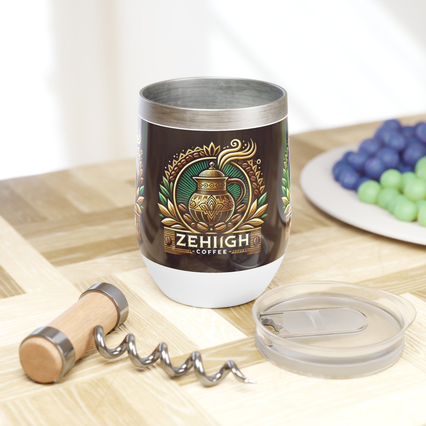 Zehiiigh Coffee Chill Wine Tumbler - Stylish Insulated Drinkware for Coffee Lovers