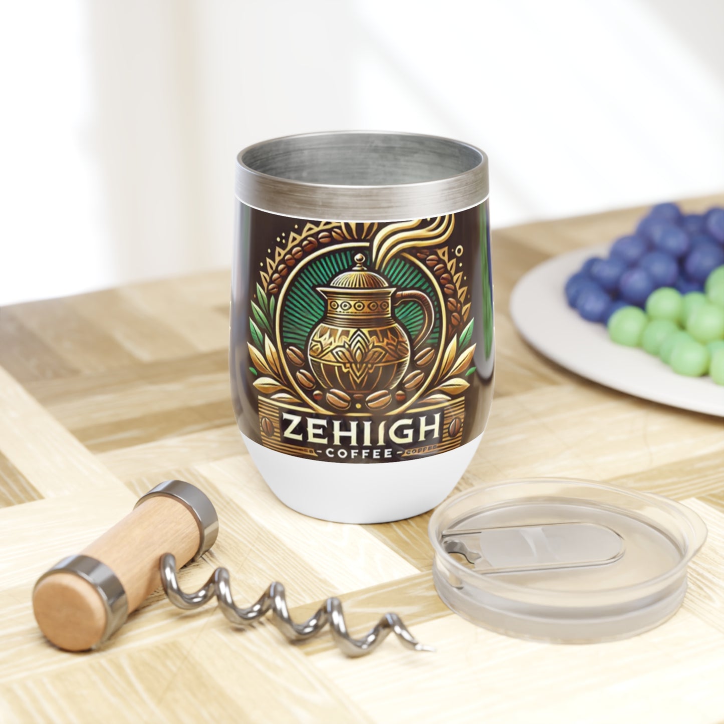 Chill Wine Tumbler - Zehigh Coffee Design for Relaxation & Celebration