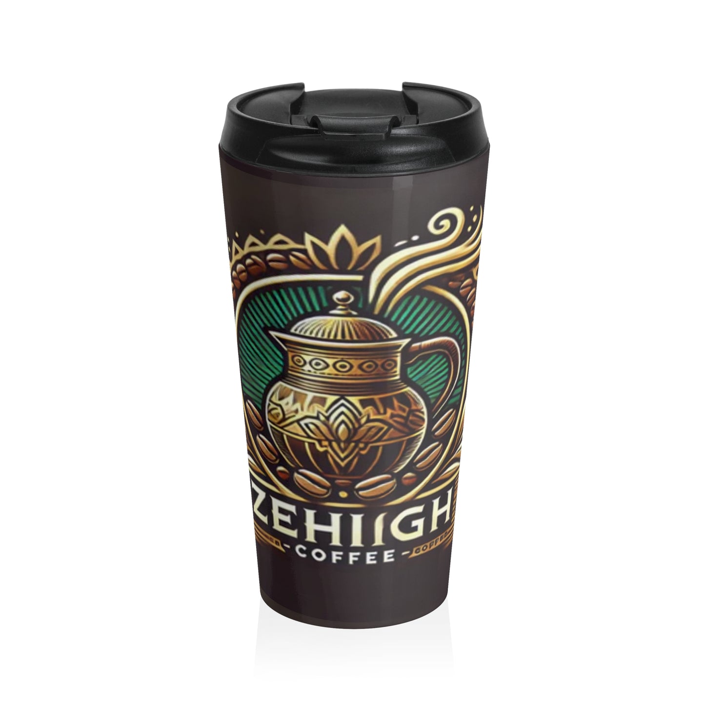 Zehigh Coffee Stainless Steel Travel Mug – Vibrant Design for Coffee Lovers
