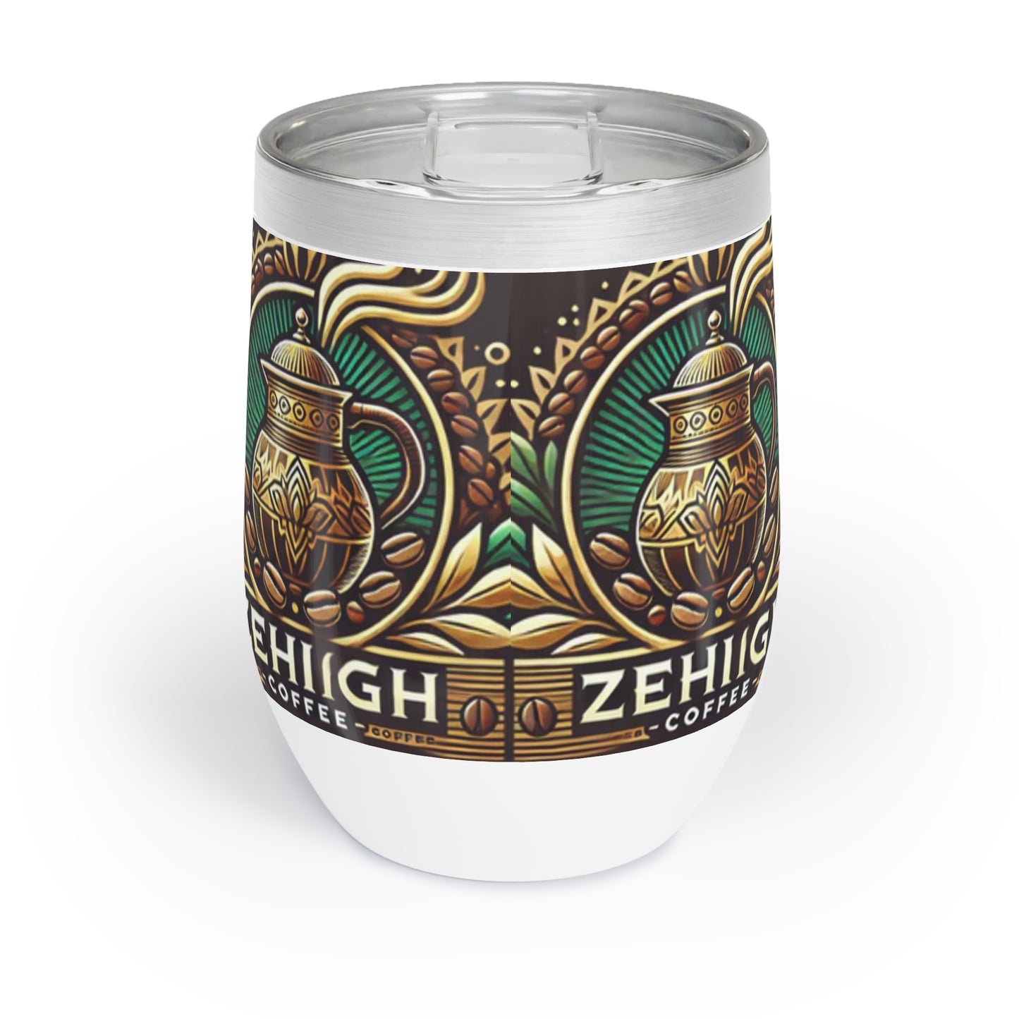 Chill Wine Tumbler - Zehigh Coffee Design for Relaxation & Celebration