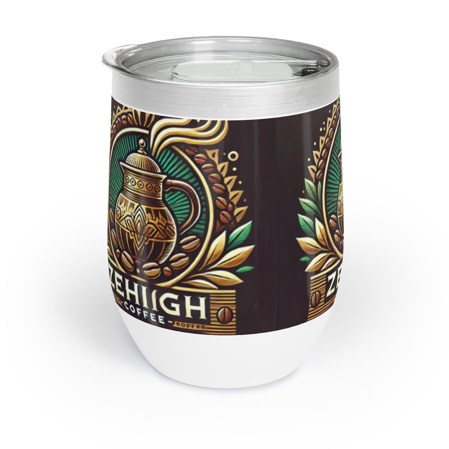 Chill Wine Tumbler - Zehigh Coffee Design for Relaxation & Celebration