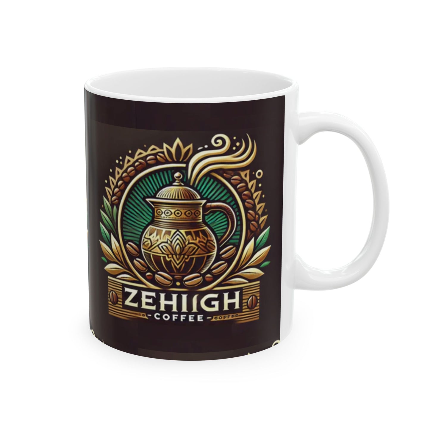 Zehigh Coffee Lover's Ceramic Mug - Stylish 11oz and 15oz Coffee Cup