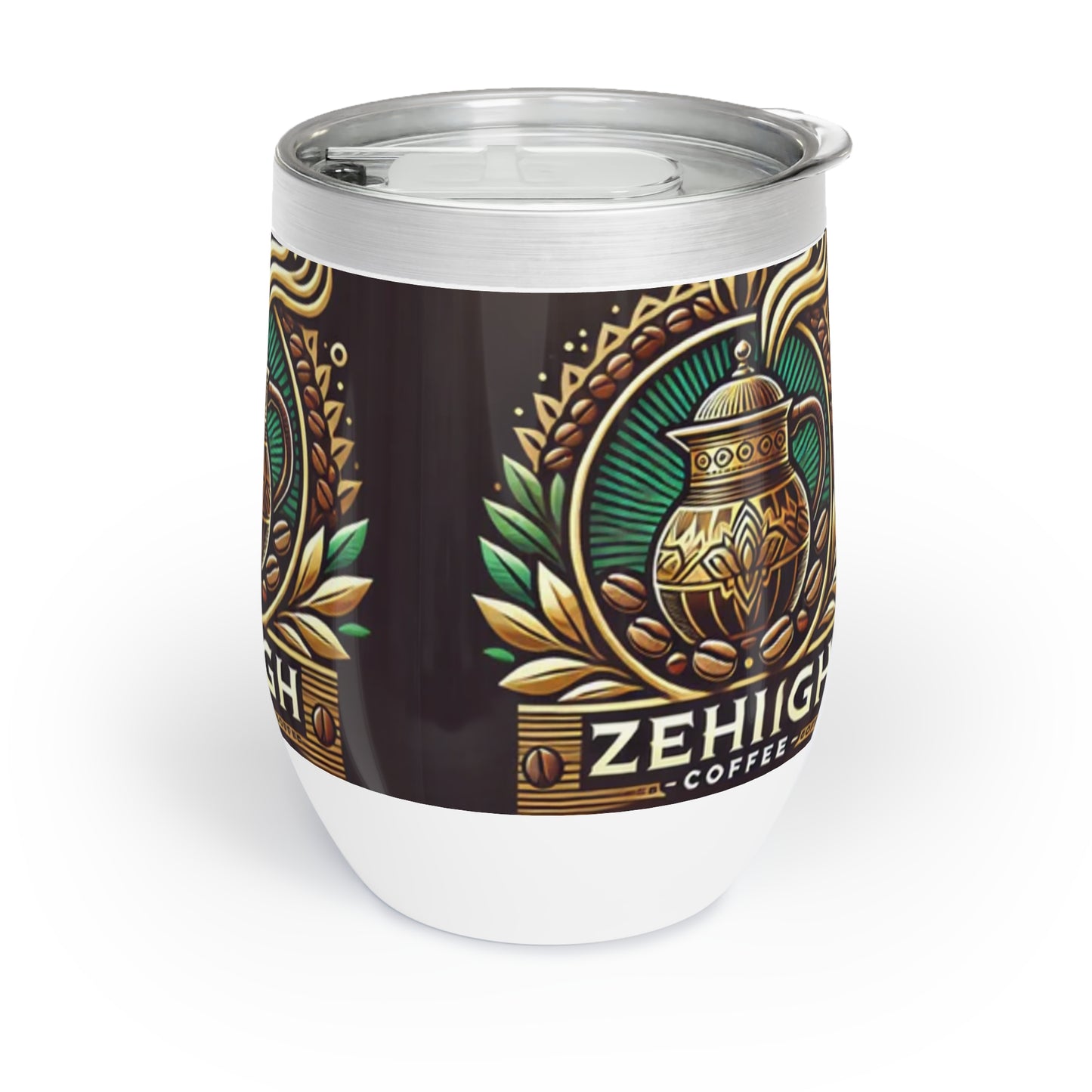 Chill Wine Tumbler - Zehigh Coffee Design for Relaxation & Celebration