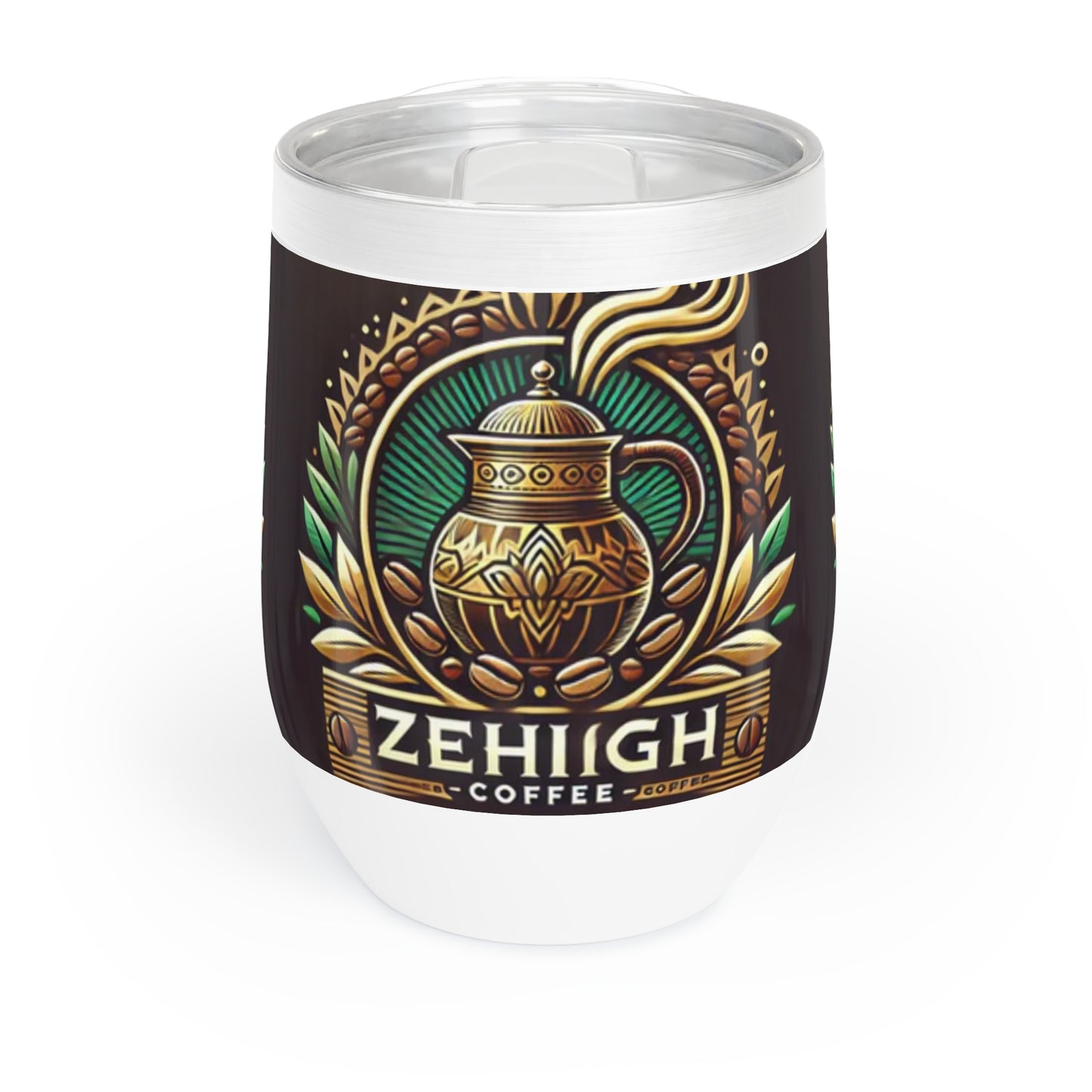 Chill Wine Tumbler - Zehigh Coffee Design for Relaxation & Celebration