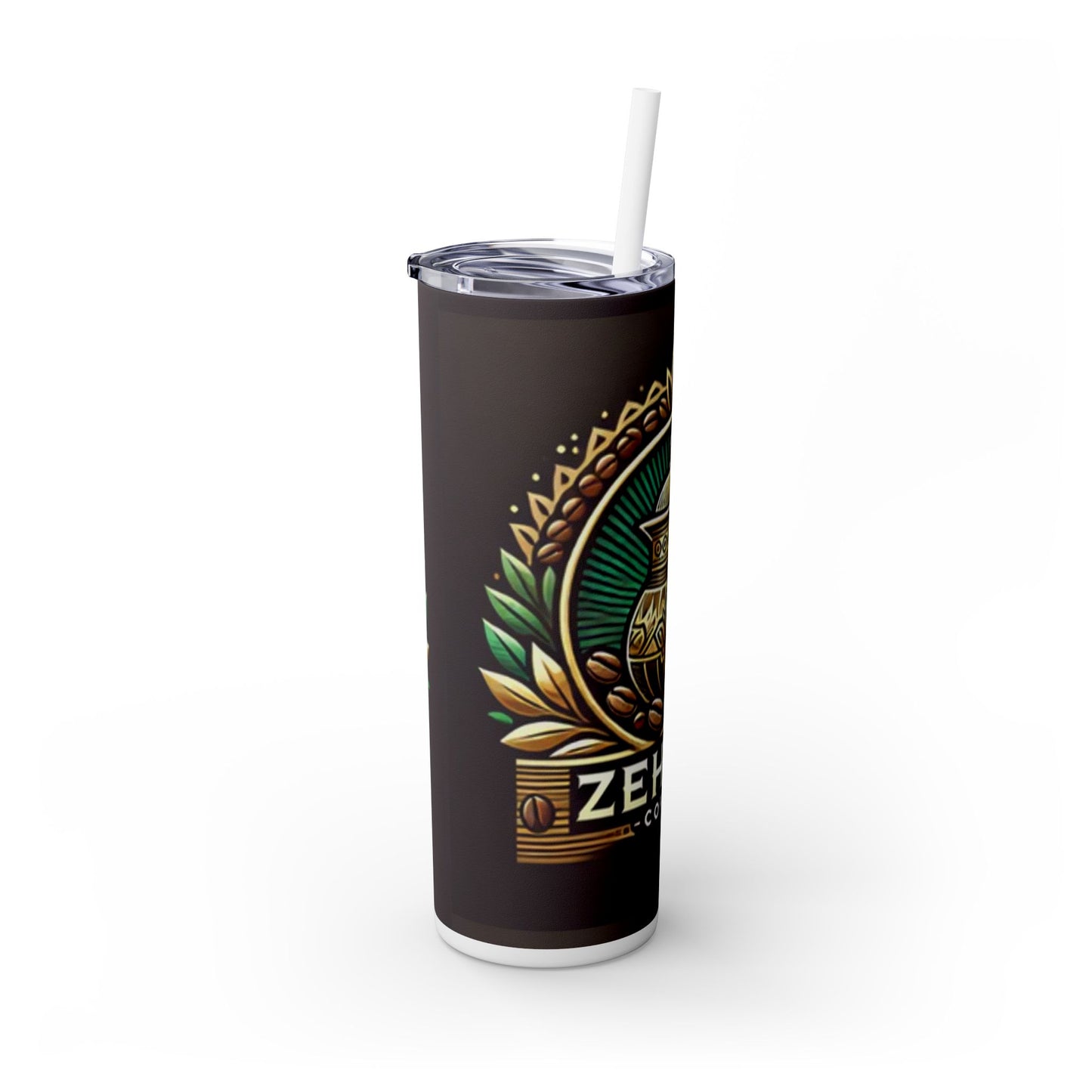 Skinny Tumbler with Straw, 20oz