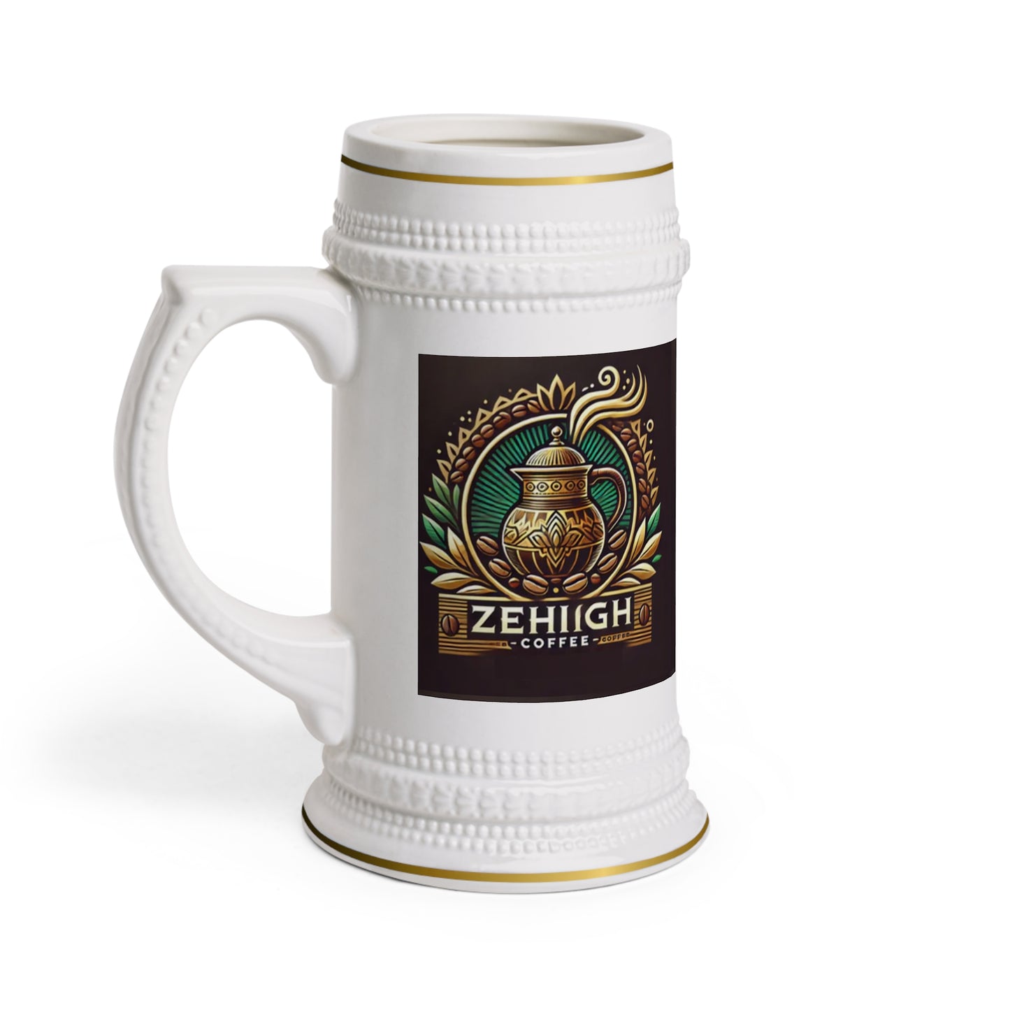Zehigh Coffee Beer Stein Mug - Fun & Stylish Drinking Accessory for Coffee Lovers