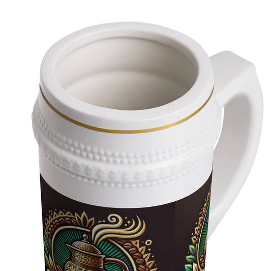 Zehigh Coffee Beer Stein Mug - Fun & Stylish Drinking Accessory for Coffee Lovers